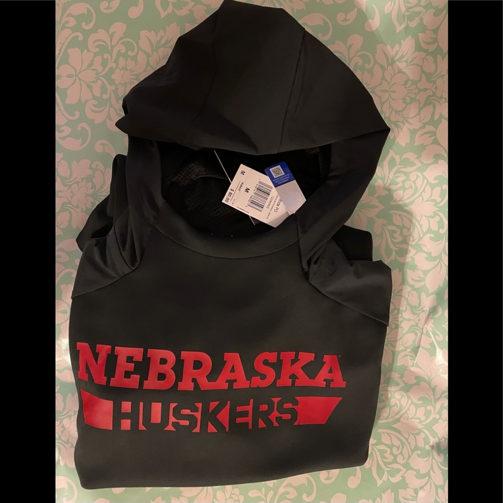 Men’s Adidas Nebraska Huskers Hoodie medium xl